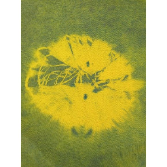 Lee Tie Dye T-Shirt Green Yellow Men's XL Vintage - Picture 7 of 12